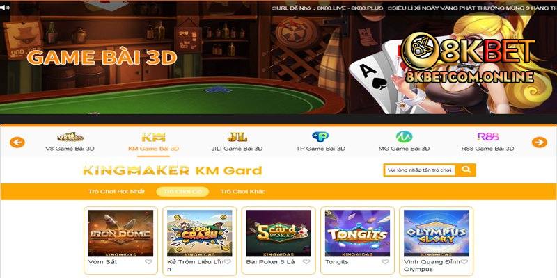 Cá cược với sản phẩm chất lượng - Game Bài 3D